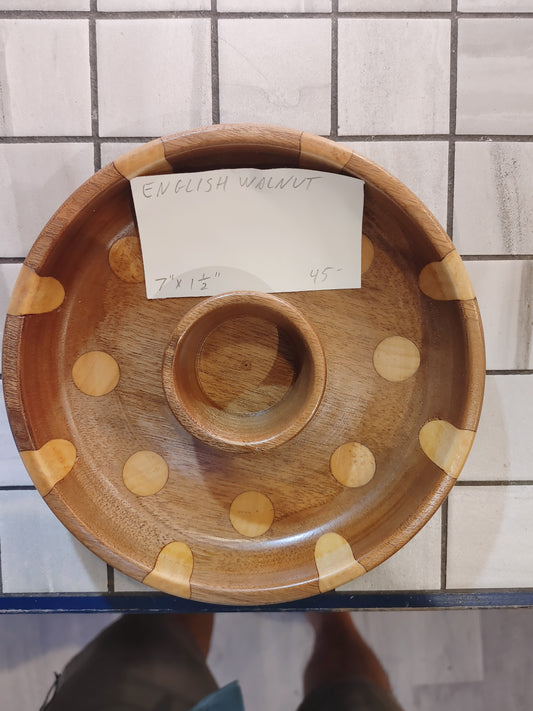 Dalmatian Wood Bowl