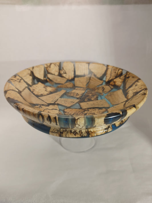 Fractured Seas Bowl/ Wine Coaster