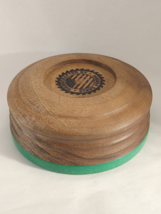 Verdant Walnut Luminary Candleholder