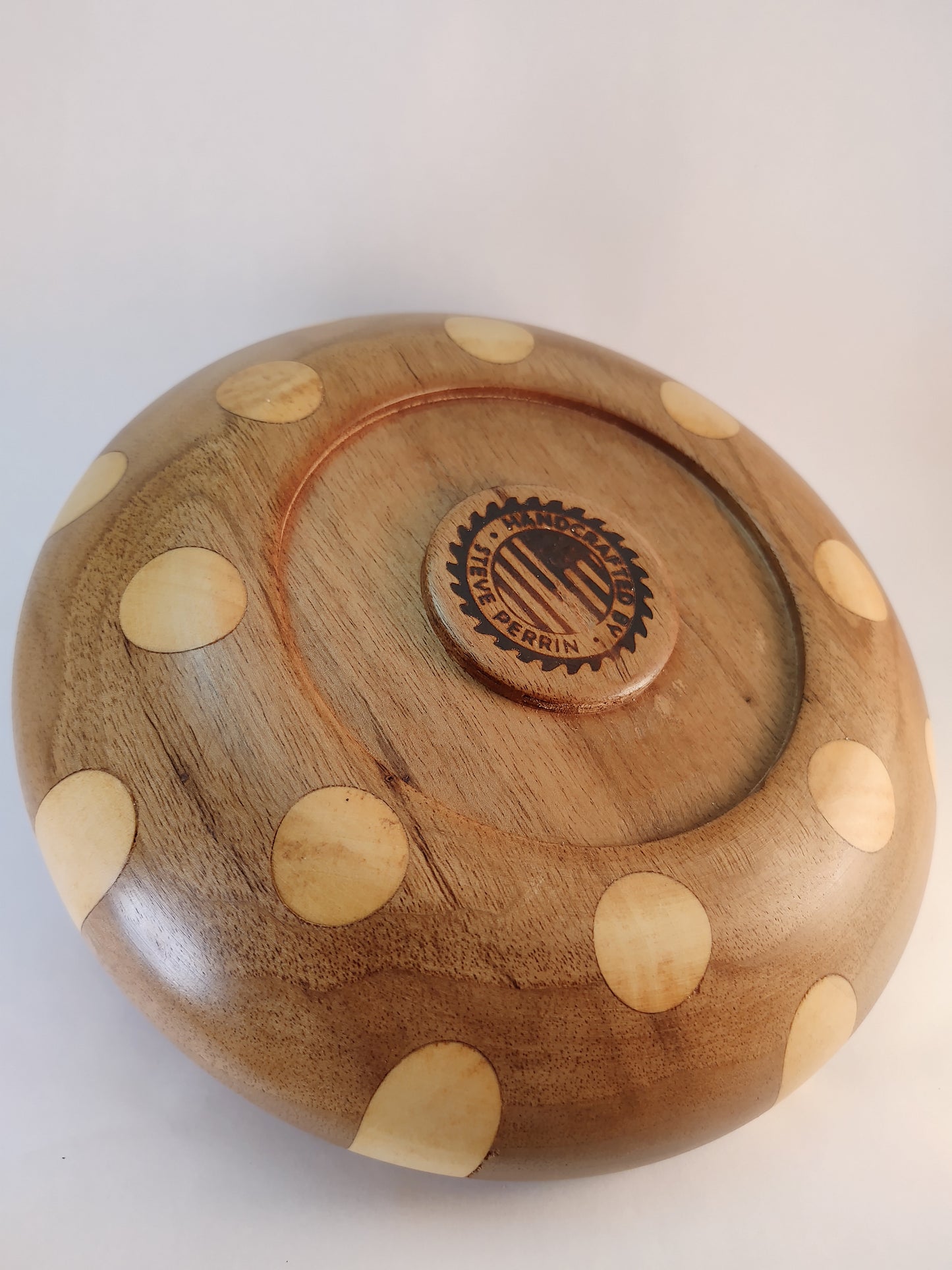 Dalmatian Wood Bowl