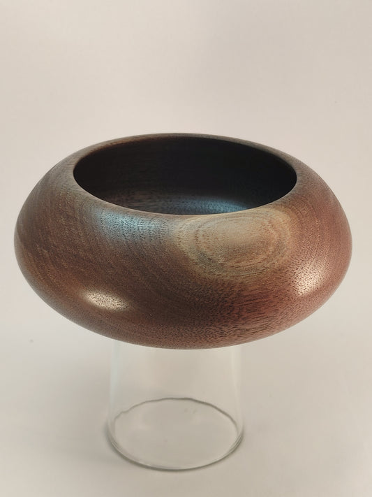 Deep Walnut Round Bowl